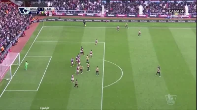 ryzu - Laurent Koscielny, West Ham 3 - 3 Arsenal #golgif #mecz
