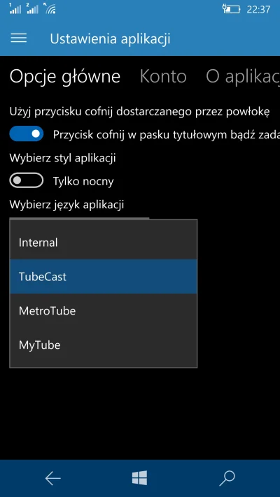 adios - Dzisiaj dodałem obsługę przerzucania linków do różnych aplikacji - na razie Y...