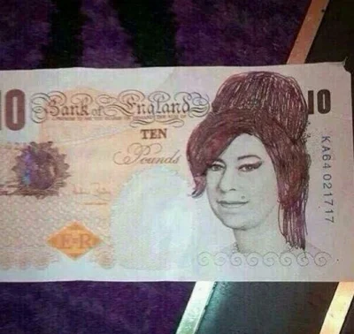 k8lin - Widzę Amy w tym pieniądzu #amywinehouse #UK