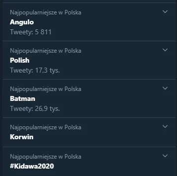 qlimax3 - Ktoś wie dlaczego na Twitterze tag #polish jest teraz w najpopularniejszych...