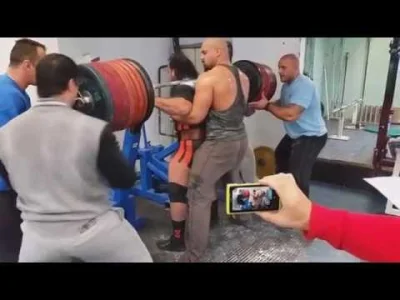 dbdbdbdb - Dzik na piątek: Zahir Khudayarov, 460 kg (+knee raps) i to jeszcze high ba...