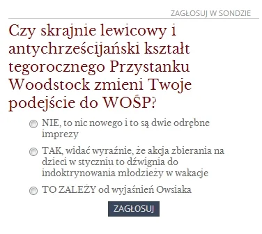 Zaratusztra - @elMagico w temacie Woodstocku i stronniczości pseudoprawicowych mediów...