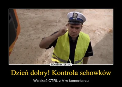 Vader-Poland - Dzień dobry Państwu bardzo.
#kontrolaschowkow
