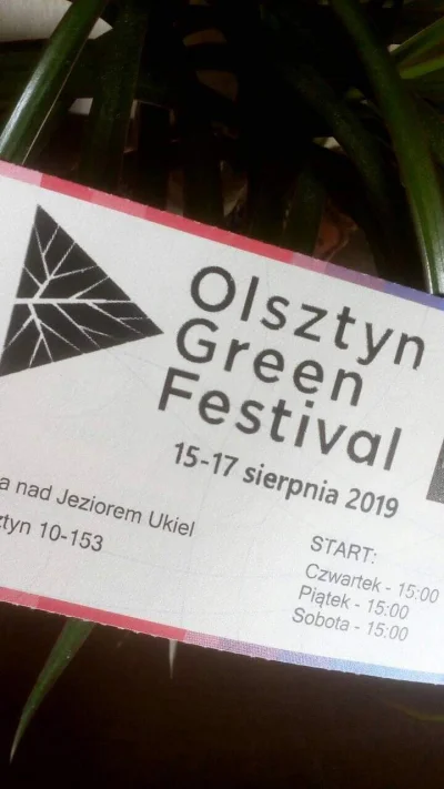 F.....k - Cześć Mircy, nie chce ktoś kupić karnetu na Olsztyn Green Festiwal? Fajna m...