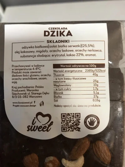 Siekany - Jak na czekoladę makro jak najbardziej w porządku #keto #dieta