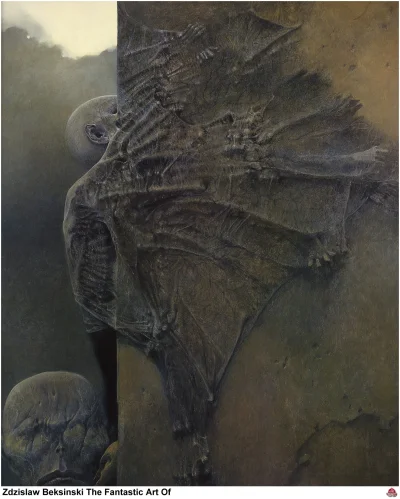 3301 - #beksinskinadobranoc #beksinski #sztuka #malarstwo #creepy