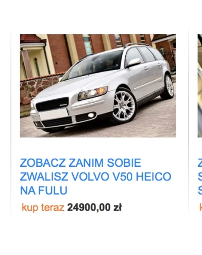 Slasiu - #allegro #wtf #heheszki #januszebiznesu #volvo 
Odpalam allegro, patrzę w p...