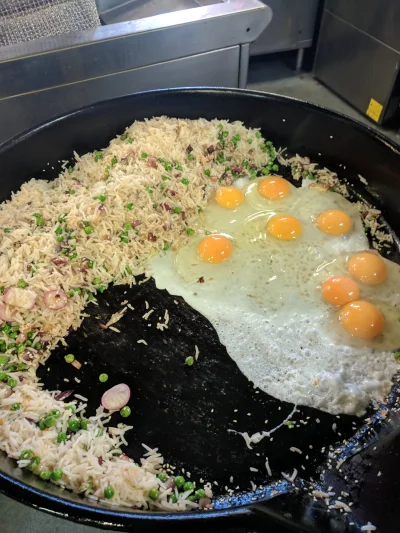 jancelek - #kuchcikmorski #gotujzwykopem

Ahoj Mirasy
Smażony ryż z jajkiem się robi ...