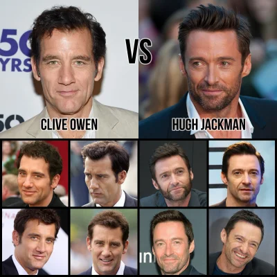 zupazkasztana - Tag zabawy: #mistermirko Runda 1, pojedynek numer 42: Clive Owen vs H...