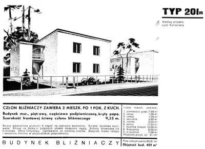 C.....h - Projekt domu dla "drobnego budownictwa mieszkaniowego" (1934).
#architektu...