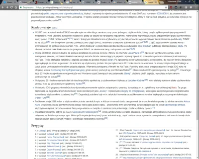 CommandDDOS - #Wykop #wikipedia
Wykop na Wikipedii ma stosunkowo mało kontrowersji, ...