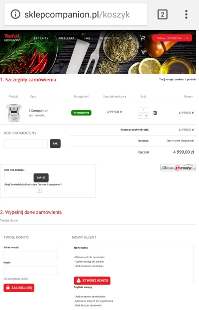 Kry00 - Przymierzam się do kupienia termimiksa od #tefal na sklepcompanion.pl . Może ...