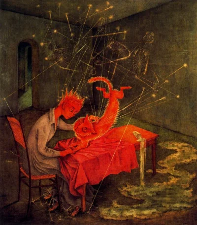 l.....z - Remedios Varo



Sympathy

1955

95 x 83,5 cm

#sztuka #surrealizm #malanko...