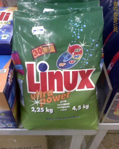 H.....y - Linux ultra power. Przenosi wszystkie plamy do /dev/null.



#linux #hehesz...