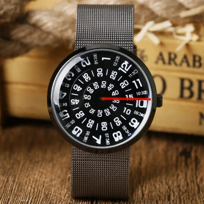 cebuladeals_com - Zegarek, który zakręci Ci w głowie. (ʘ‿ʘ) Zegarek pokazuje czas pop...