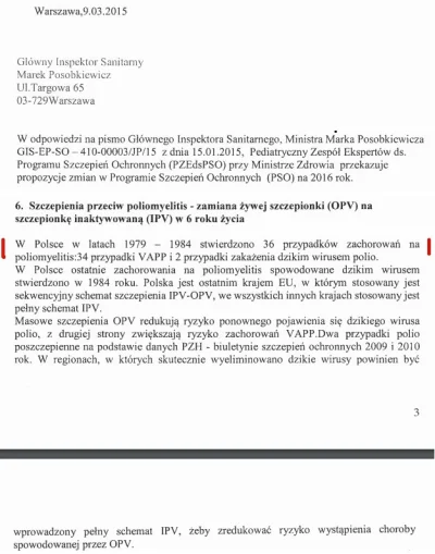 Szczepienie - @Hubadev: 
 pokaż mi jeden przypadek polio w Polsce xD
Niżej - na czer...