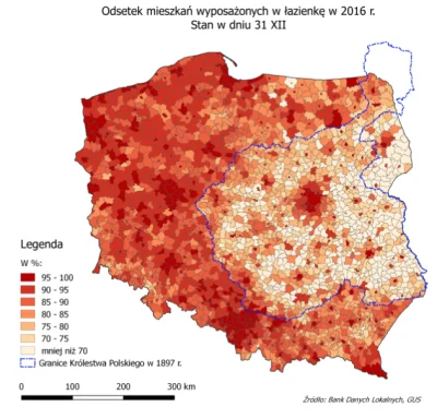 Lolenson1888 - Odsetek mieszkań wyposażonych w łazienkę, stan na grudzień 2016
Można...