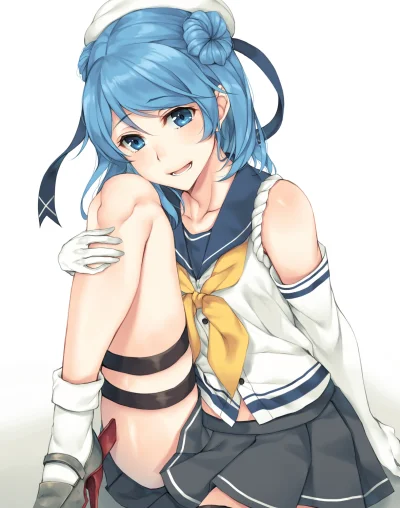 j.....n - #randomanimeshit #kantaicollection #urakaze #schoolgirl #pixiv #