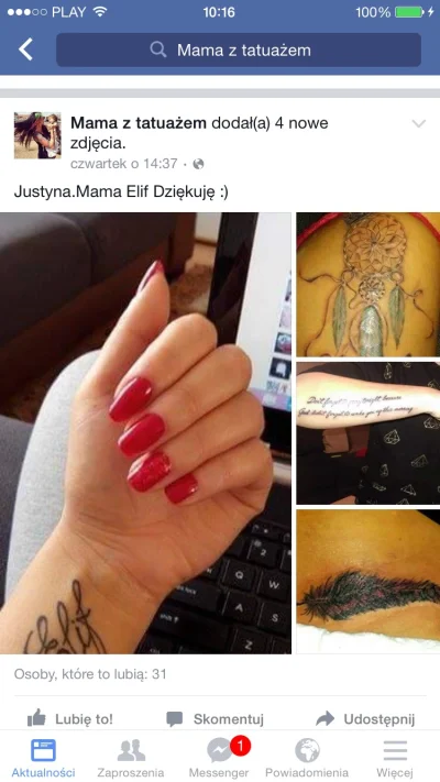 w.....i - Co za dużo tych imion i tatuaży, to nie zdrowo, bo rak...
https://www.faceb...