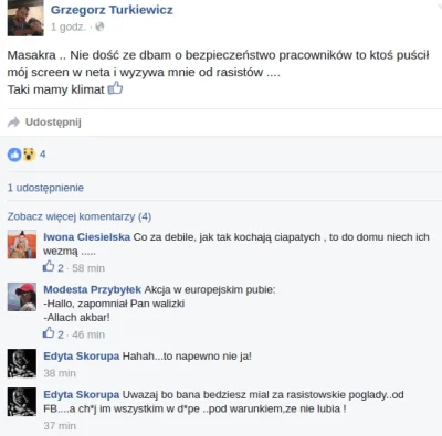 p.....k - @Kummernis: niemożliwa beka z tego gnoja, niech ginie tak jak jego bar