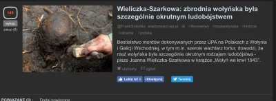 typowa_zielonka - Zauważyliście, ze kilka razy dziennie na głównej jest o Wołyniu? Wt...