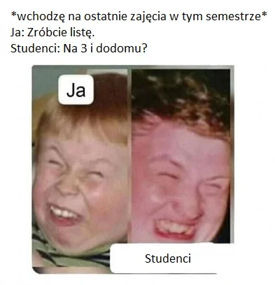 qluch - takie tam #heheszki w postaci #humorobrazkowy na koniec zajęć w #studbaza prz...