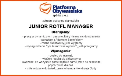 d.....f - źródło: aszdziennik
#polityka #wybory #humorobrazkowy #praca #kariera