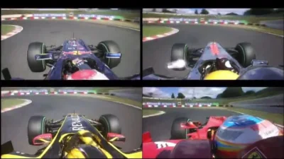 M.....4 - Porównanie okrążeń Kubicy, Vettela, Hamiltona i Alonso z kwalifikacji na Su...