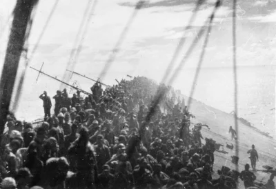 A.....h - Ostatnie znane zdjęcie załogi tonącego lotniskowca japońskiej floty - Zuika...