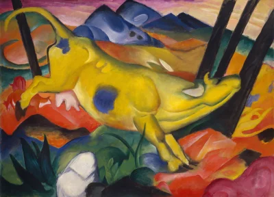 garmil - FRANZ MARC (1880 - 1916)
#malarznadzis 

- Niemiec, ekspresjonizm
- wspó...