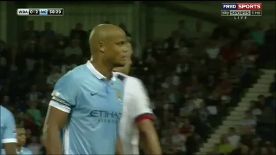 ryzu - Kompany, WBA 0 - 3 City #golgif #mecz