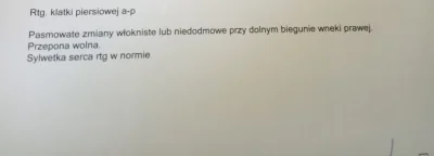 P.....q - Taki opis dostała moja mama po prześwietleniu płuc, pomoże ktoś? Do lekarza...