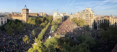 TenebrosuS - Wczoraj w wielu mastach Katalonii odbyły się masowe protesty przeciw dzi...