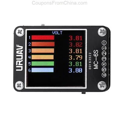 n____S - URUAV MC-6S 1-6S RC Lipo Battery Voltage Checker - Banggood 
Cena: $7.99 + ...