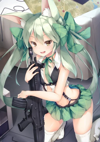 SirAves - #randomanimeshit #anime #kemonomimi #girlsfrontline #art556