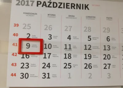 Trzesidzida - Mam dzisiejszy dzień w kalendarzu zaznaczony takim czerwonym (sic!) pro...