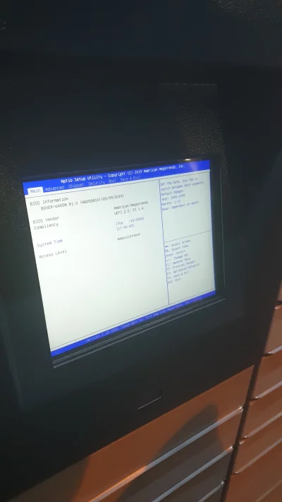 parslej - Ktoś wie jak wyjść z BIOS paczkomatu InPost?

Taka ciekawostka dzisiaj mnie...