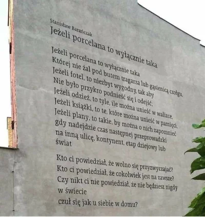 hatterka - takie murale to ja szanuję
#mural #poezja #poznan #stanislawbaranczak