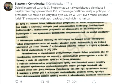 Jakis_ja - Drugi tweet Cenckiewicza z tego samego dnia. Też na ten temat: