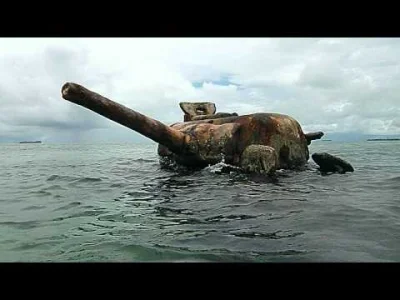 BaronAlvon_PuciPusia - M4 Sherman zatopiony przy Saipanie. 

http://www.youtube.com/w...