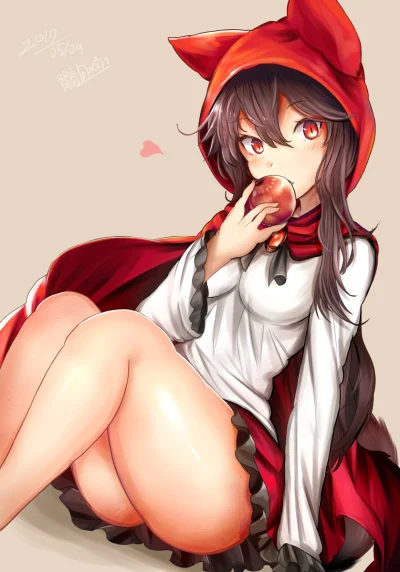 l.....f - #randomanimeshit #touhou #kagerouimaizumi #littleredridinghood #redeyesaler...