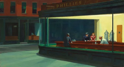 Koller - Zajebisty ten obraz. Nighthawks. Zna ktoś coś w tym stylu?

"Hopper rozpoc...