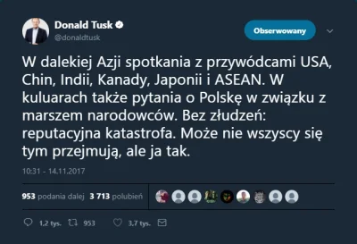 Aironic - Szmata odniosła się do tego wpisu Tuska: