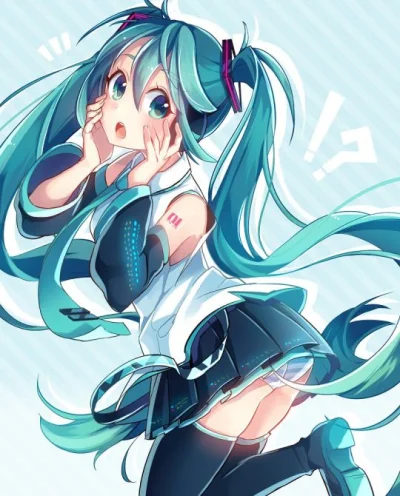 M.....n - #randomanimeshit #hatsunemiku #vocaloid #pantsu #anime #animeart #zakolanow...