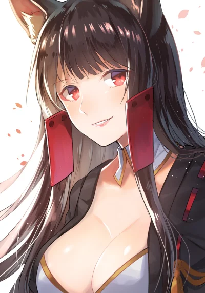 Pewpewpew - #randomanimeshit #azurlane #akagi #kemonomimi #kitsunemimi #redeyesalert ...