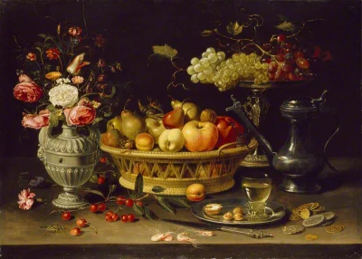 H.....s - Martwa natura z owoców i kwiatów
Clara Peeters (c.1585–c.1655)