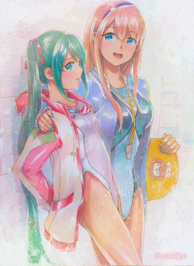 80sLove - Hatsune Miku i Megurine Luka - autor: MayoRiyo
http://www.pixiv.net/member...