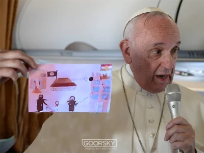 goorskypl - Papież Franciszek jest pod wrażeniem zdolności artystycznych adoptowanego...