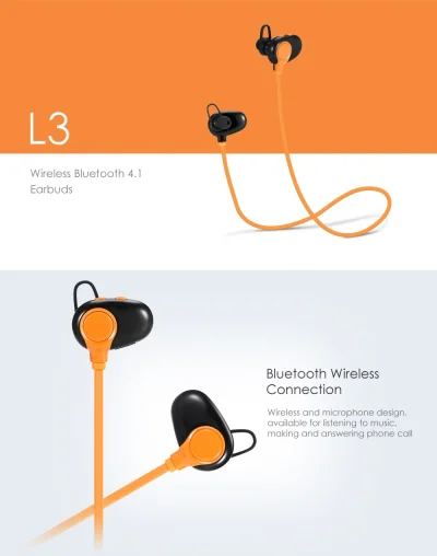 eternaljassie - Niedrogie bezprzewodowe słuchawki z mikrofonem i Bluetooth 4.1. Można...