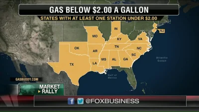 tomasz-maciejczuk - W zaznaczonych na mapie stanach USA cena za litr paliwa spadła po...